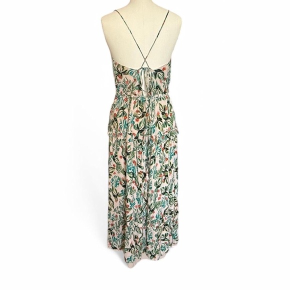 Lost + Wander multi-coloured floral maxi dress w/ adjustable straps (size L) 194 - Picture 4 of 6